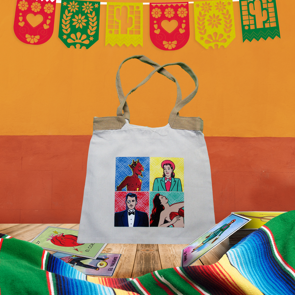 Morral "Pop Art" - Loteria Mexicana