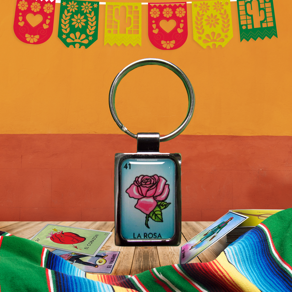 Llavero "La Rosa" - Loteria Mexicana